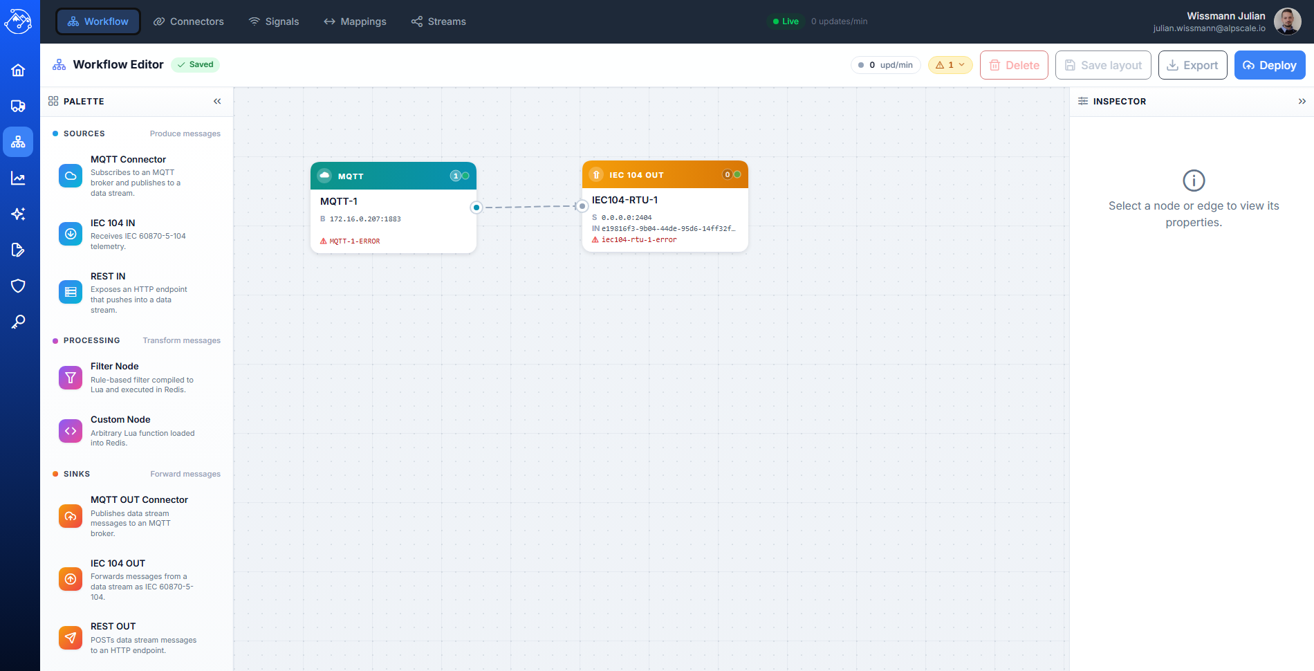 Workflow Editor